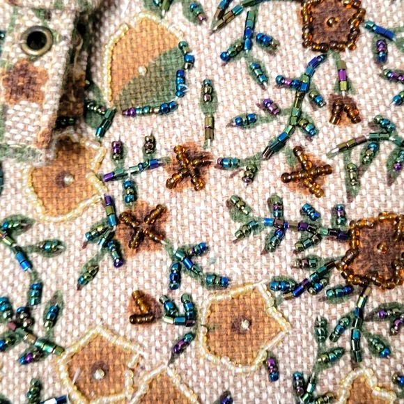 Vintage Floral Embroidered Handbag - Picture 5 of 8